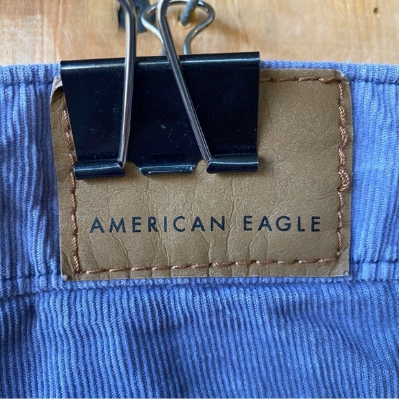 American Eagle Light Purple Corduroy Pastel Mom Short - Picture 4 of 13
